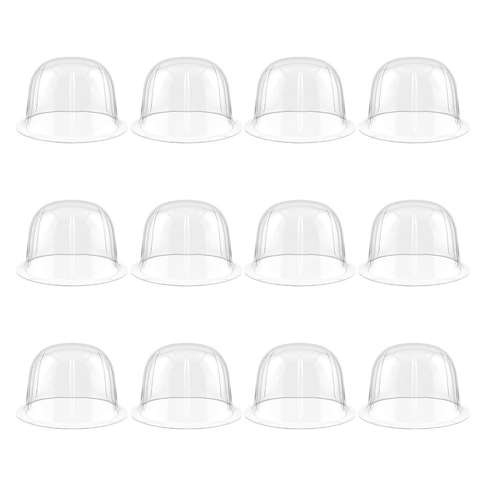12Pcs Dome Hat Rack Clear Plas - Plastic Dome Clear recension och pris