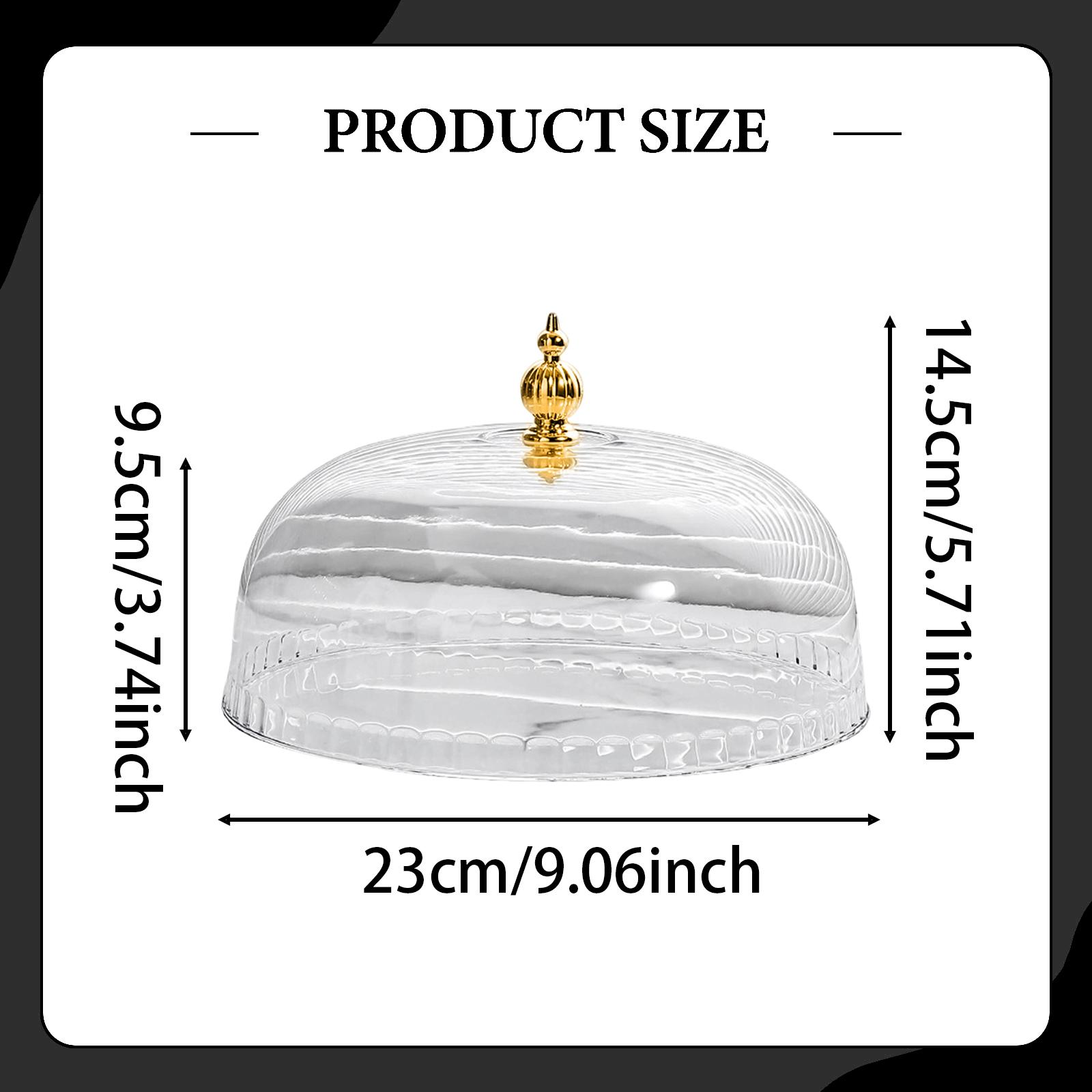 Pastry Display Dome Cover Clea - Plastic Dome Clear recension och pris