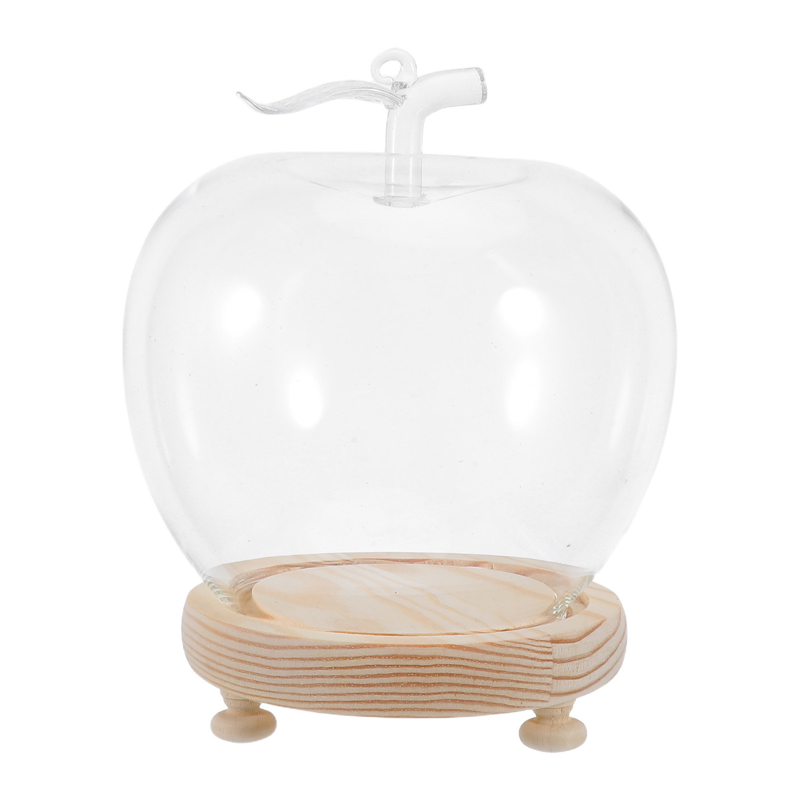 1Set Glass Dome Cloche Shaped  - Plastic Dome Clear recension och pris