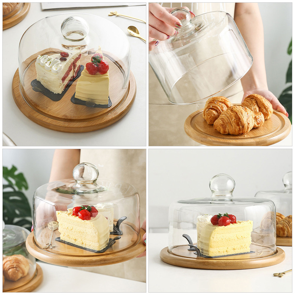 18Cm Glass Cake Dome Cover Cle - Plastic Dome Clear recension och pris