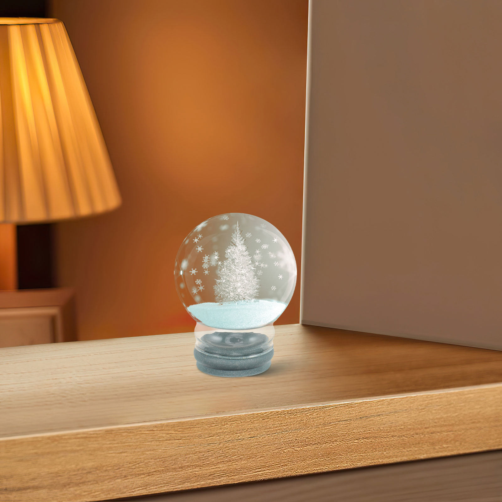 2Pcs Clear Glass Snow Globes T - Plastic Dome Clear recension och pris